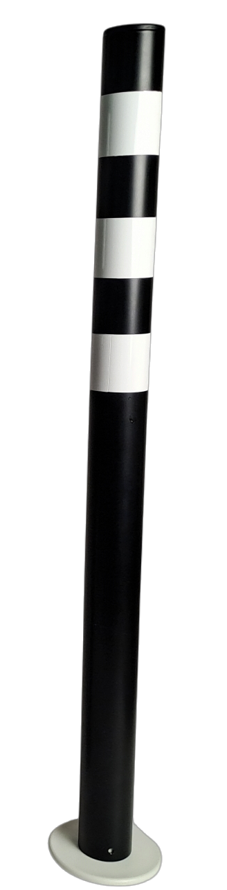 Distance pole black with 3 stripes