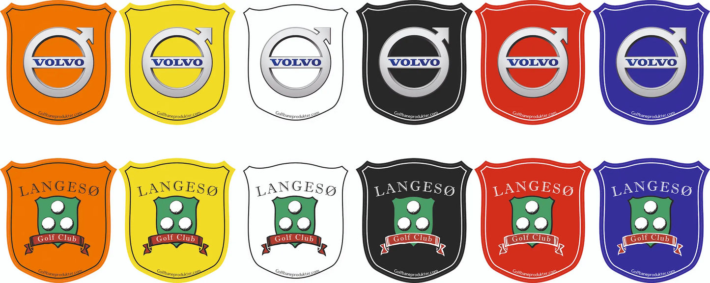 Sticker for PU flag 40 pcs, Shield