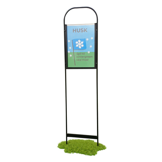 Info sign A4 sheet size