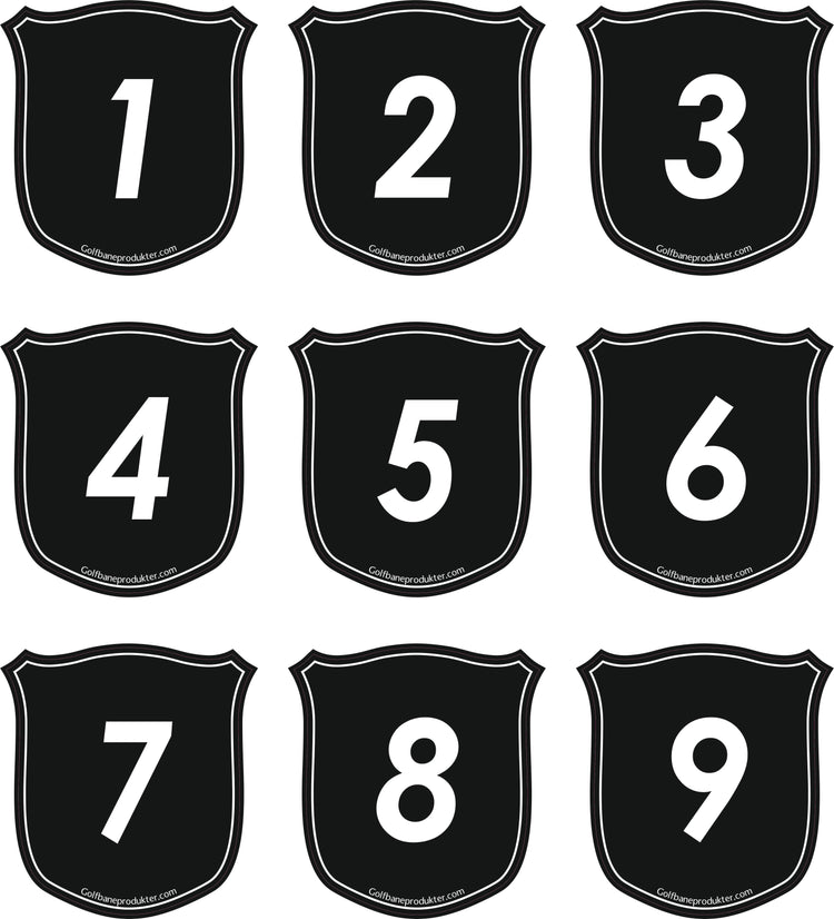 Klistermærker til putting green