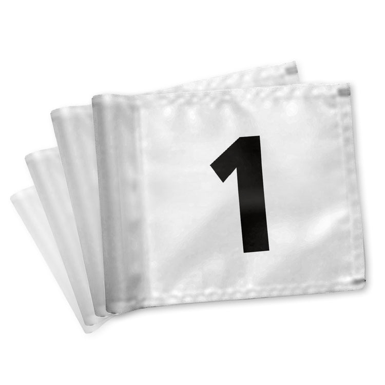 Minigolf flag med nummer