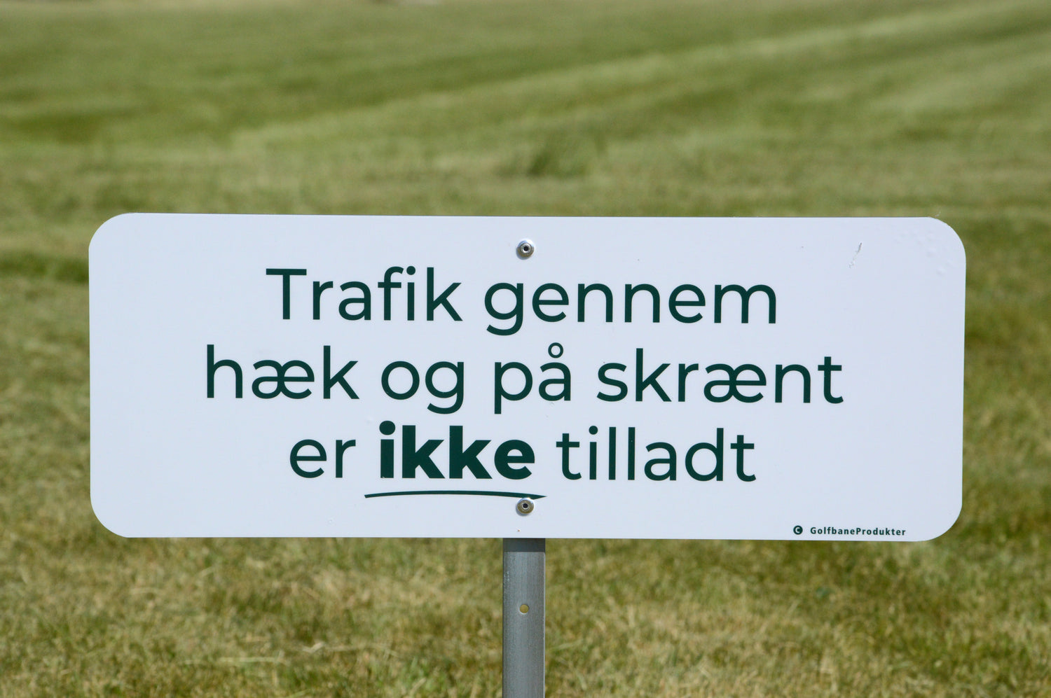 Skilte (40x15 cm)