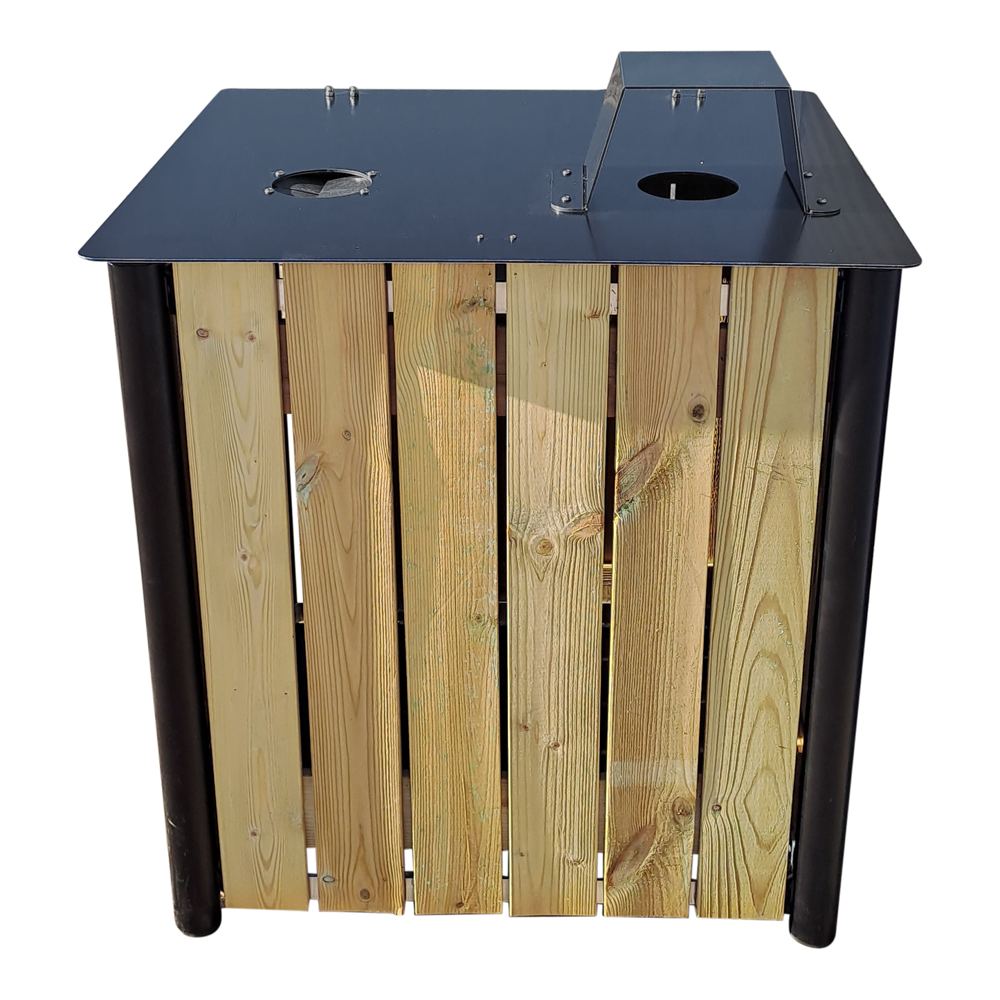 affaldsstativ med affaldssortering