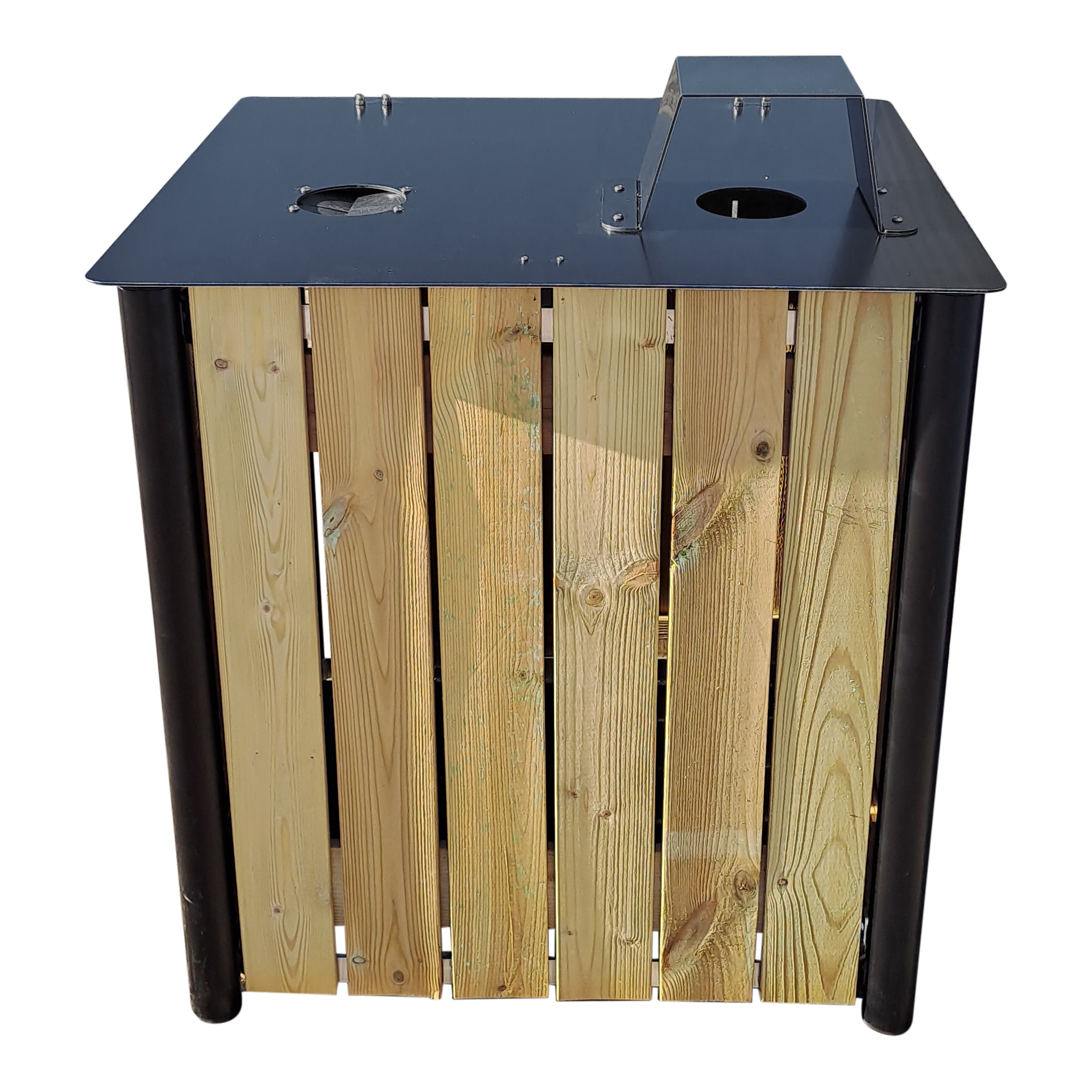 affaldsstativ med affaldssortering