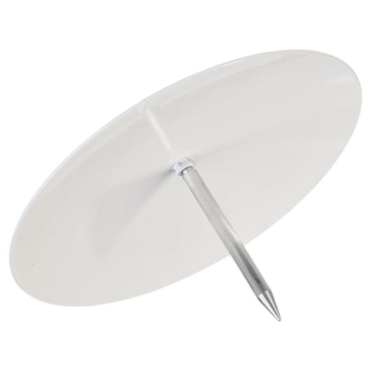 Tee marker in stainless steel, flat, blue