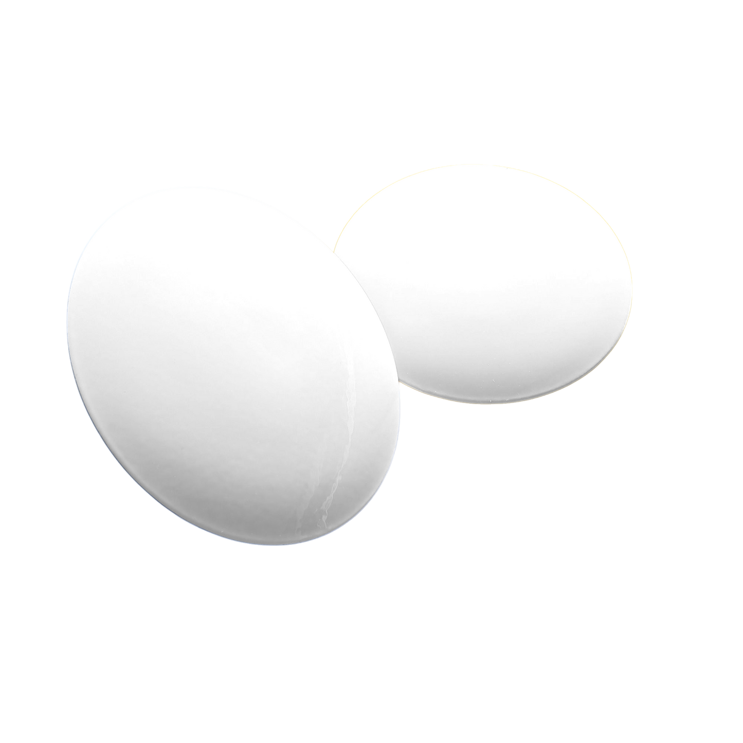 Tee marker in stainless steel, flat, white