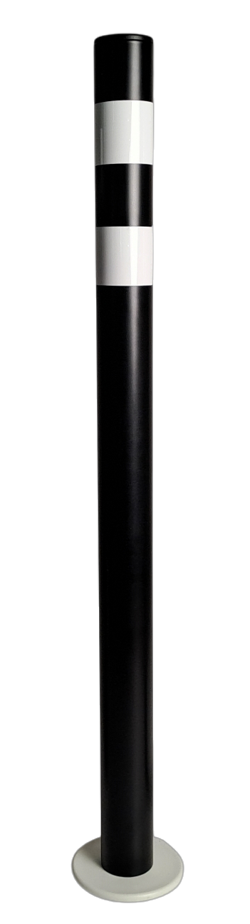 Distance pole black with 1 stripe