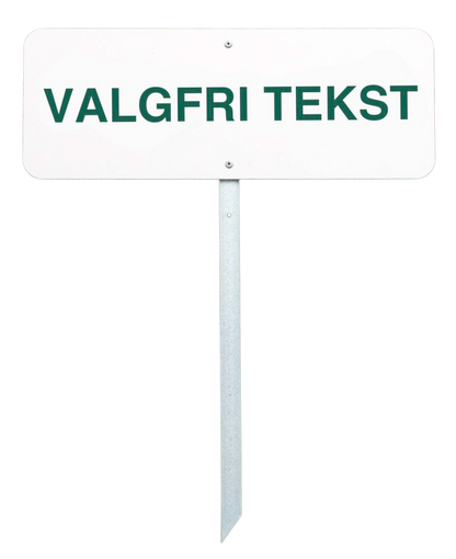 Golf Sign 40x15 cm (16"x6"), optional text