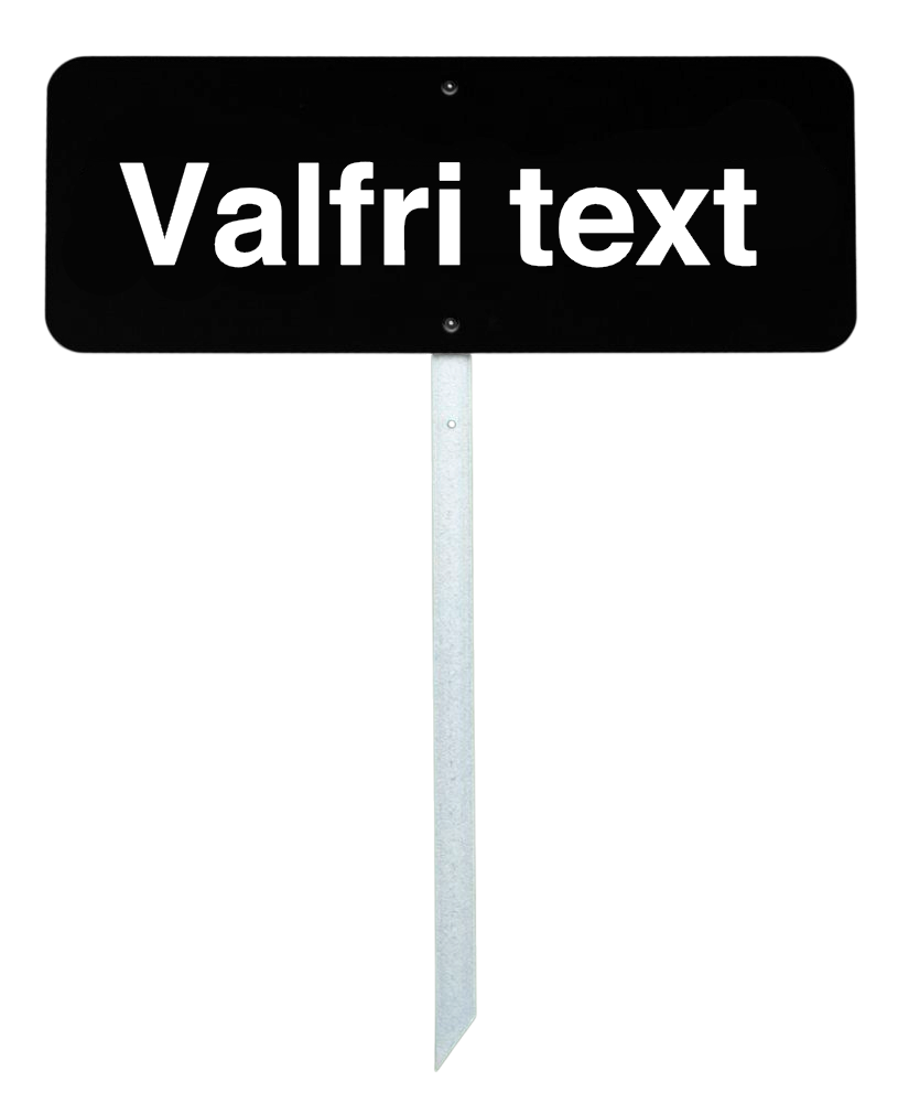 Golf sign 40x15 cm - with your own text