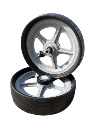 Wheels for rental cart/trolley