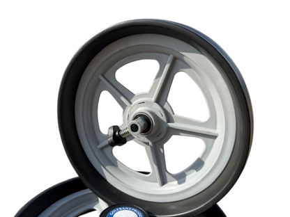Wheels for rental cart/trolley