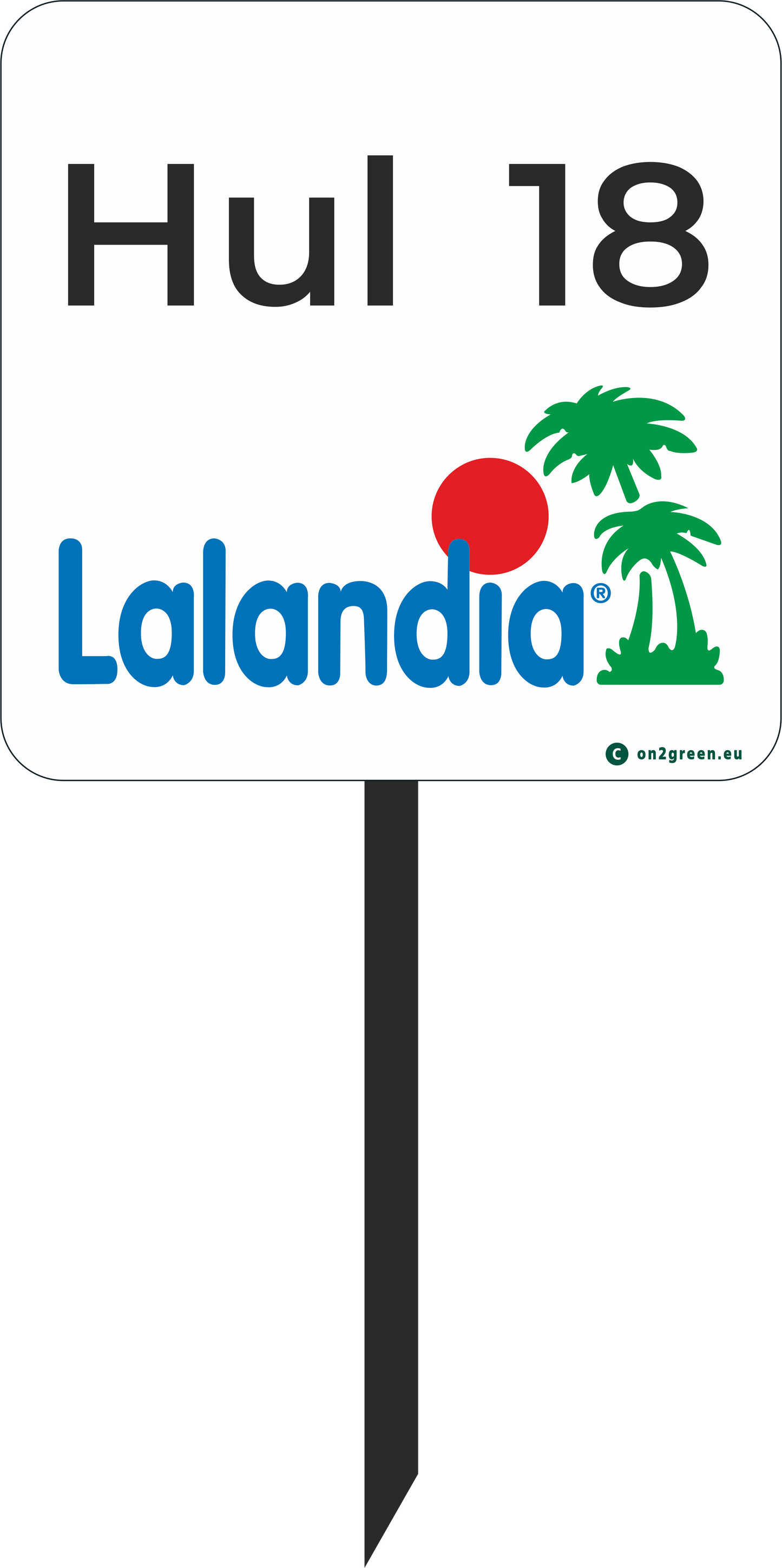 Golf sign Lalandia Hole