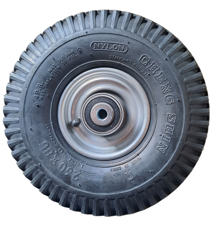 Wheel and tire with tube to Range Servant Heavy Duty