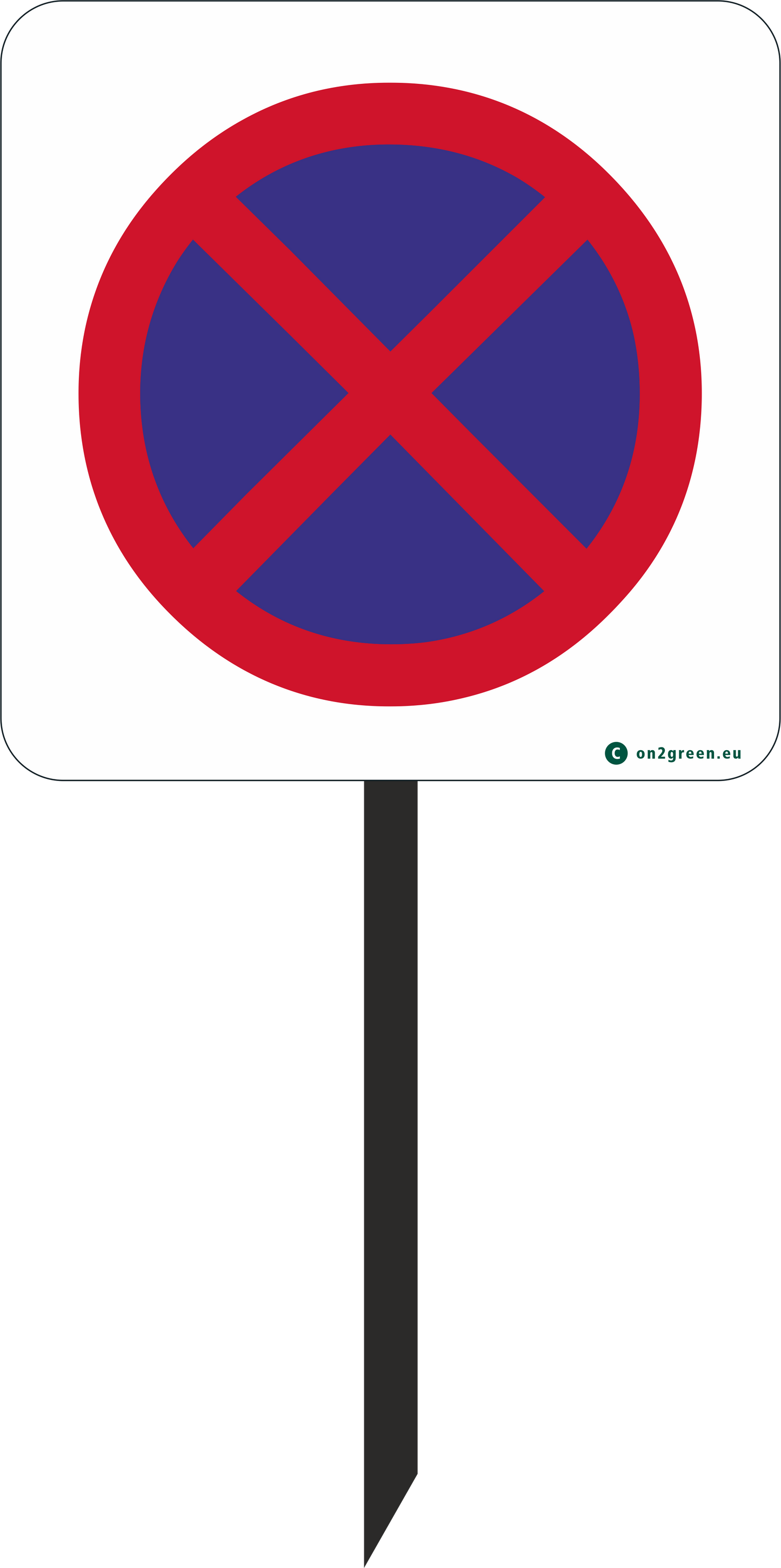 Golf sign: No stopping