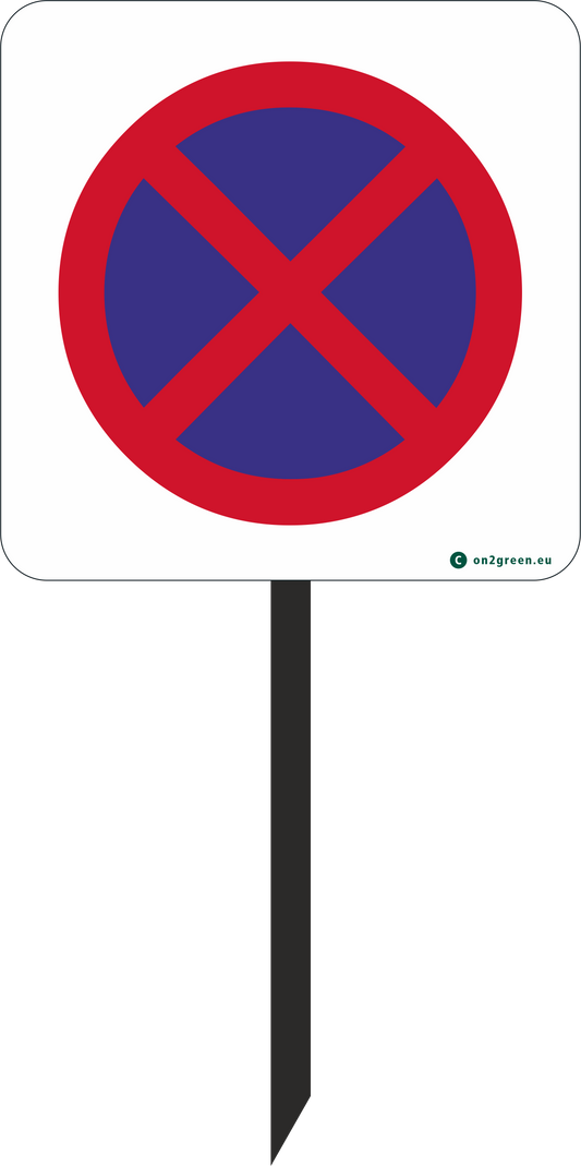 Golf sign: No stopping