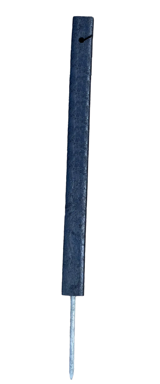 Square Post for Rope, black