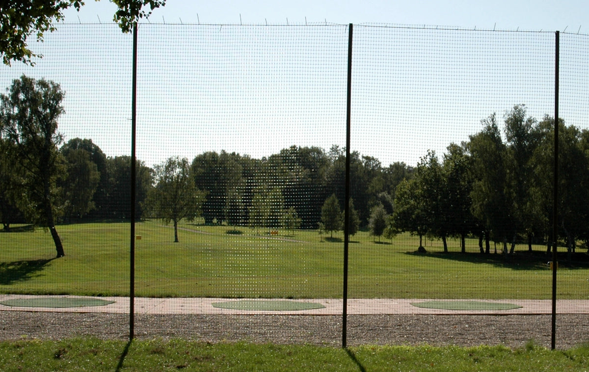 Golf Ball Stop Net, black w/rope, 2 x 25 m