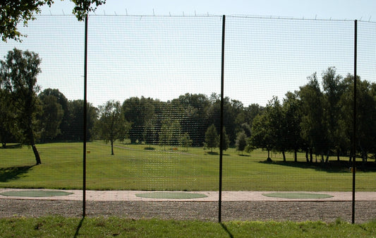 Golf Ball Stop Net, black w/rope, 2 x 25 m