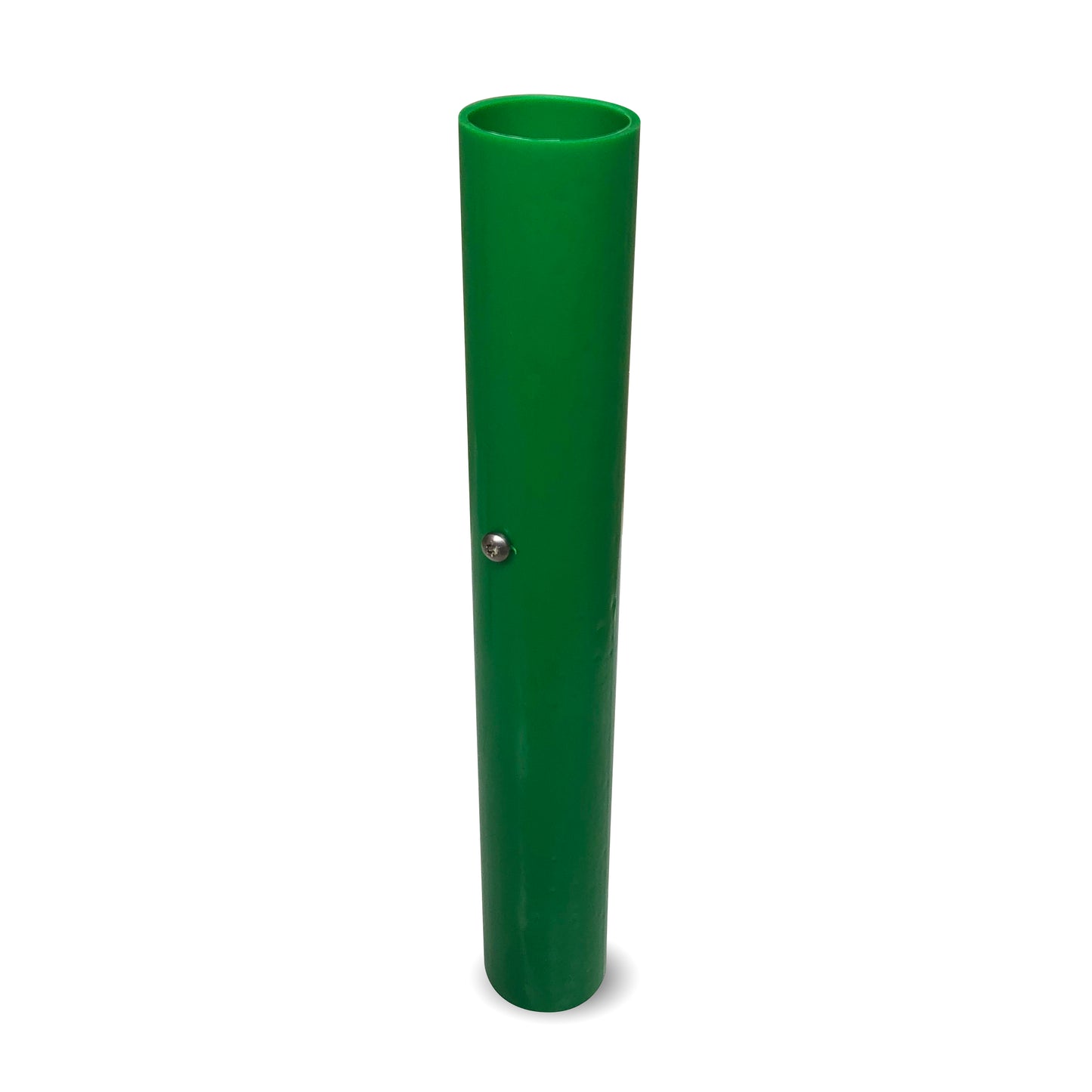 Foundation pipe, large w/screw, green plastic