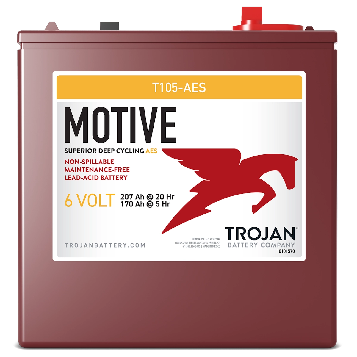 Trojan AES 6V AGM Deep‑Cycle Battery