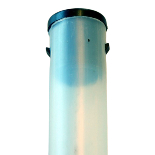 Plastic tube w/wing, 355 mm (13.9") with plug