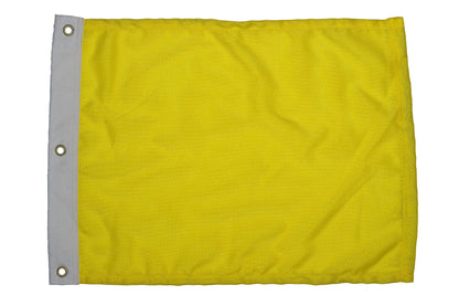 Golf flag with eyelets, YELLOW