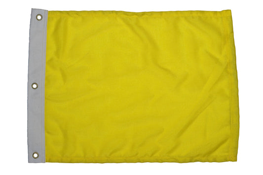 Golf flag with eyelets, YELLOW