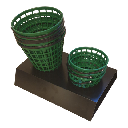 Holder for ball baskets, black