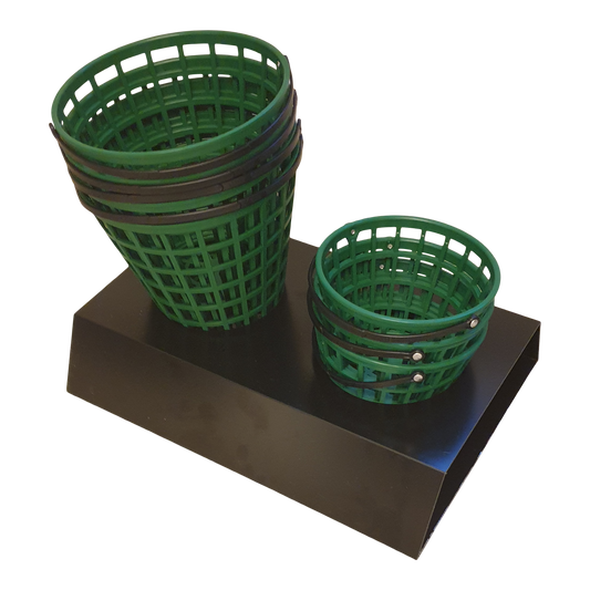 Holder for ball baskets, black